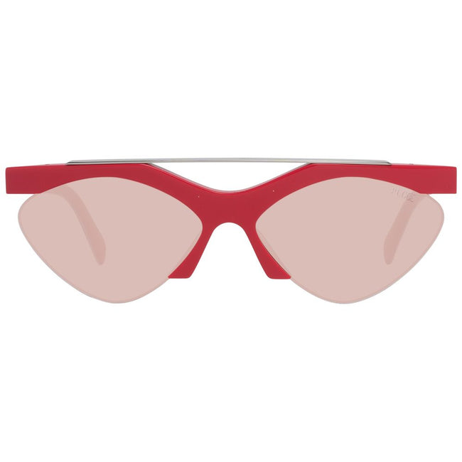 Emilio Pucci Red Metal Sunglasses Emilio Pucci