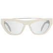 Emilio Pucci White Metal Sunglasses Emilio Pucci