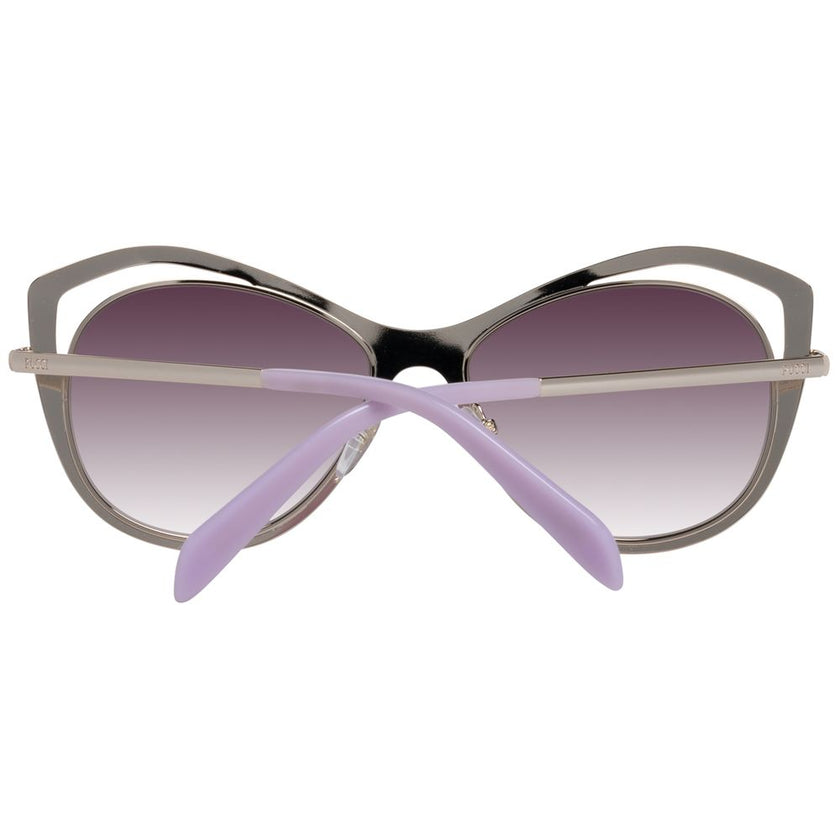 Emilio Pucci Red Metal Sunglasses Emilio Pucci