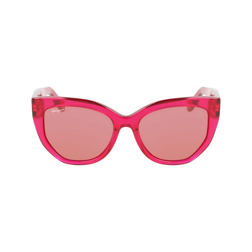 Ferragamo Red Acetate Sunglasses Ferragamo