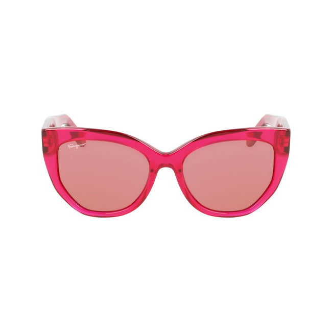 Ferragamo Red Acetate Sunglasses Ferragamo