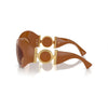 Versace Brown Acetate Sunglasses Versace