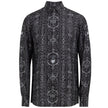 Dolce & Gabbana Gray Silk Shirt Dolce & Gabbana