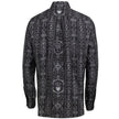 Dolce & Gabbana Gray Silk Shirt Dolce & Gabbana
