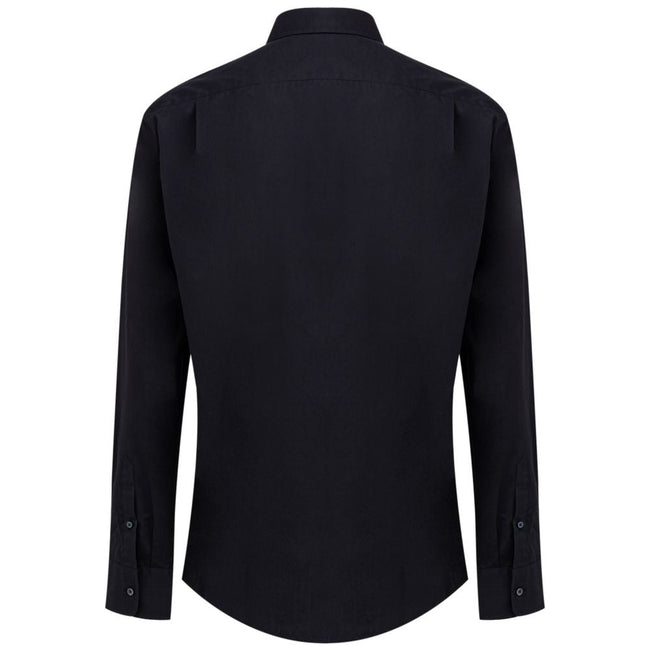 Dolce & Gabbana Navy Blue Cotton Shirt Dolce & Gabbana