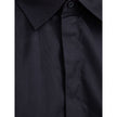 Dolce & Gabbana Navy Blue Cotton Shirt Dolce & Gabbana