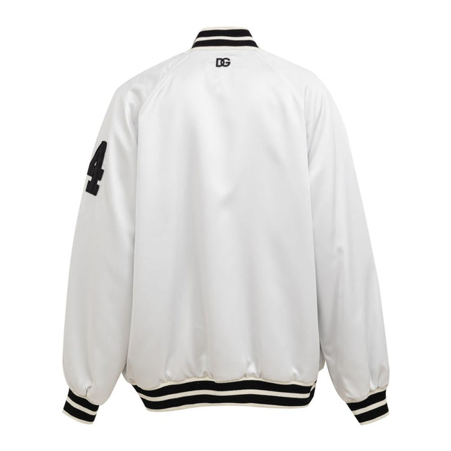 Dolce & Gabbana Beige Polyester Jackets & Coat Dolce & Gabbana