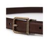 Dolce & Gabbana Brown Calfskin Belt Dolce & Gabbana
