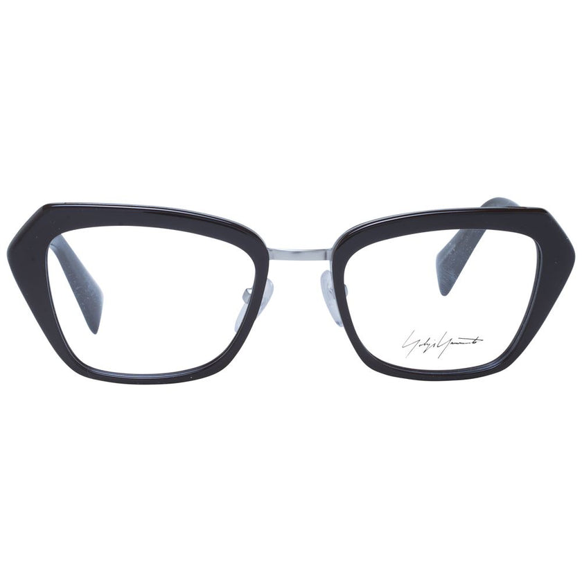 Yohji Yamamoto Black Metal & Plastic Glasses (Frames) Yohji Yamamoto