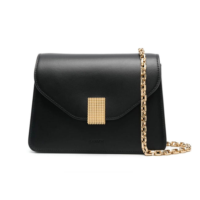 Lanvin Black Leather Handbag Lanvin