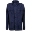 Herno Blue Linen Men Jacket Herno