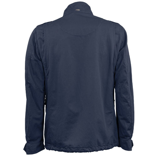 Herno Blue Linen Men Jacket Herno