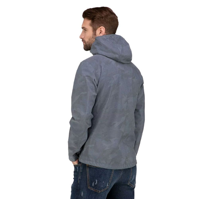 Herno Blue Nylon Men Jacket Herno