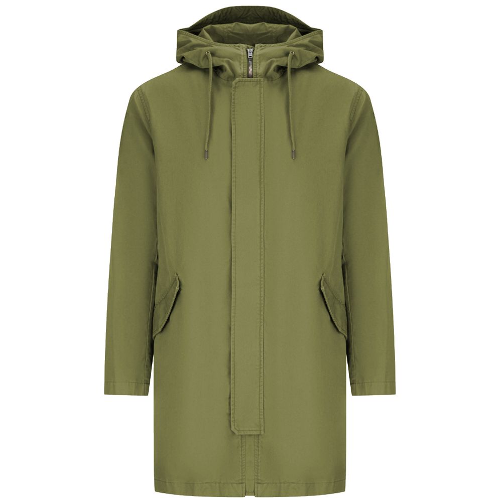 Herno Green Cotton Men's Jacket Herno