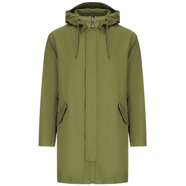 Herno Green Cotton Men's Jacket Herno
