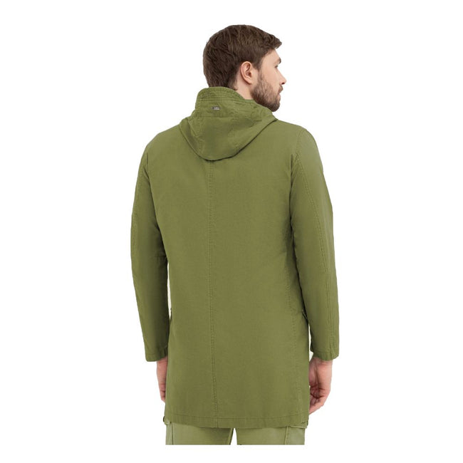Herno Green Cotton Men's Jacket Herno
