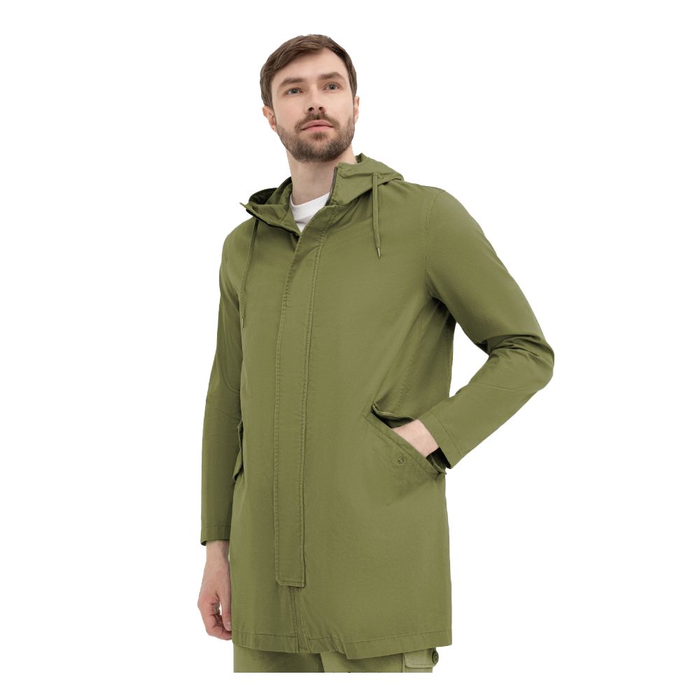 Herno Green Cotton Men's Jacket Herno