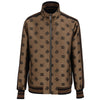 Dolce & Gabbana Bronze Polyester Jackets & Coat Dolce & Gabbana