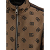Dolce & Gabbana Bronze Polyester Jackets & Coat Dolce & Gabbana