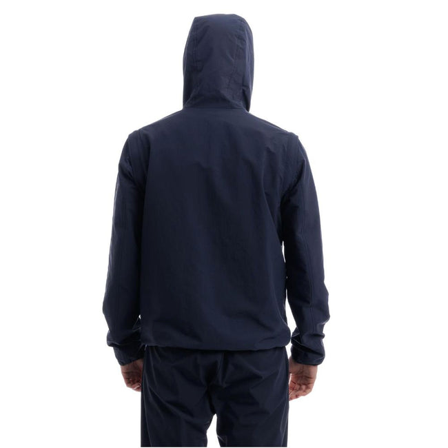 Herno Blue Nylon Men Jacket Herno