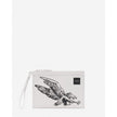 Lanvin White Leather Men Pouch Wallet Lanvin