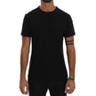 Daniele Alessandrini Black Cotton T-Shirt Daniele Alessandrini