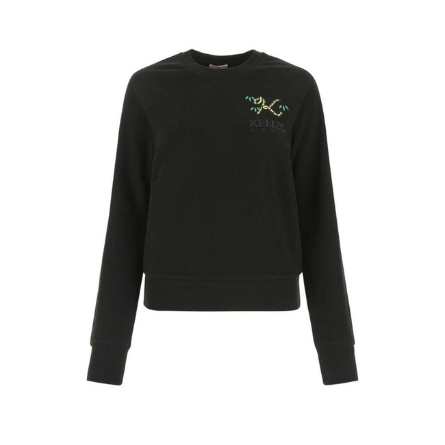 Kenzo Black Cotton Sweater Kenzo