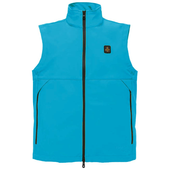 Refrigiwear Blue Polyester Men Vest Refrigiwear
