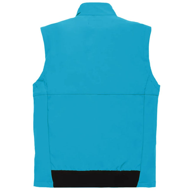 Refrigiwear Blue Polyester Men Vest Refrigiwear