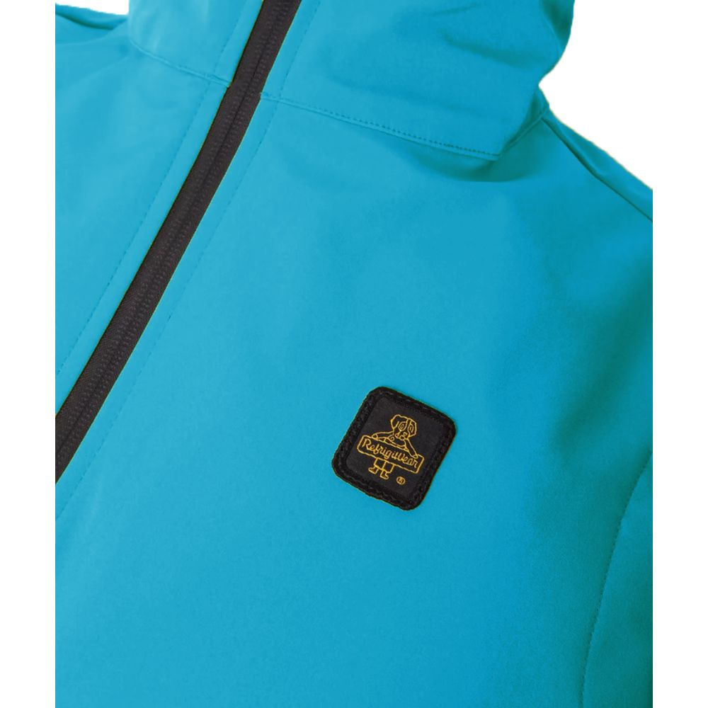 Refrigiwear Blue Polyester Men Vest Refrigiwear