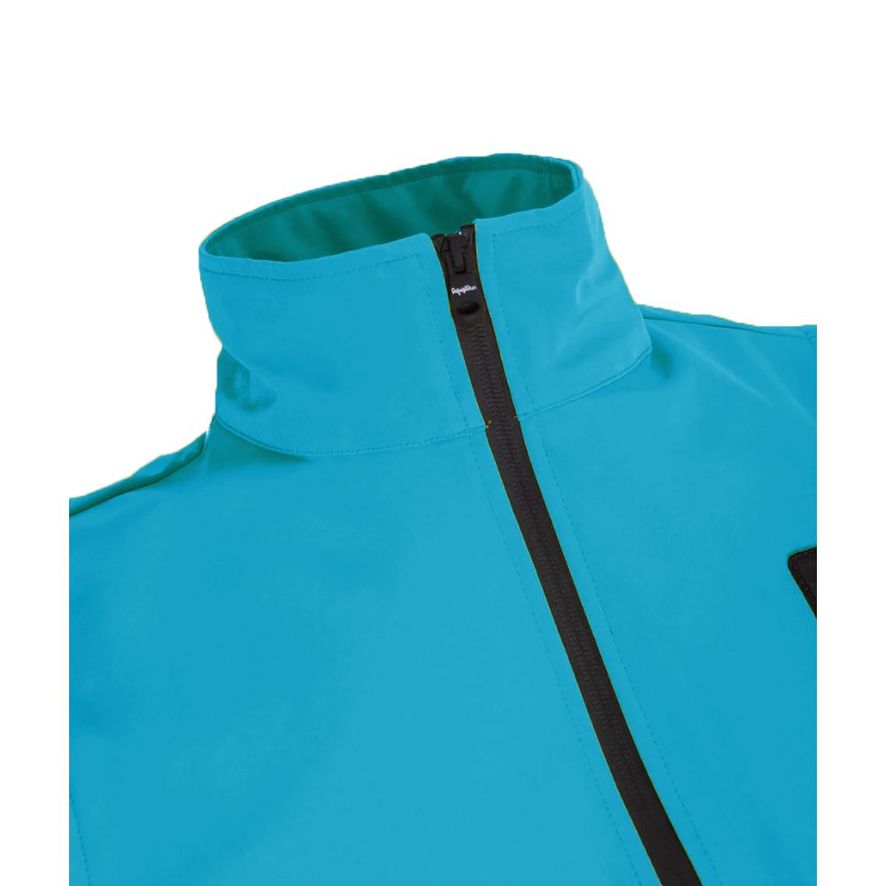 Refrigiwear Blue Polyester Men Vest Refrigiwear