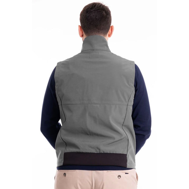Refrigiwear Gray Polyester Men's Vest Refrigiwear