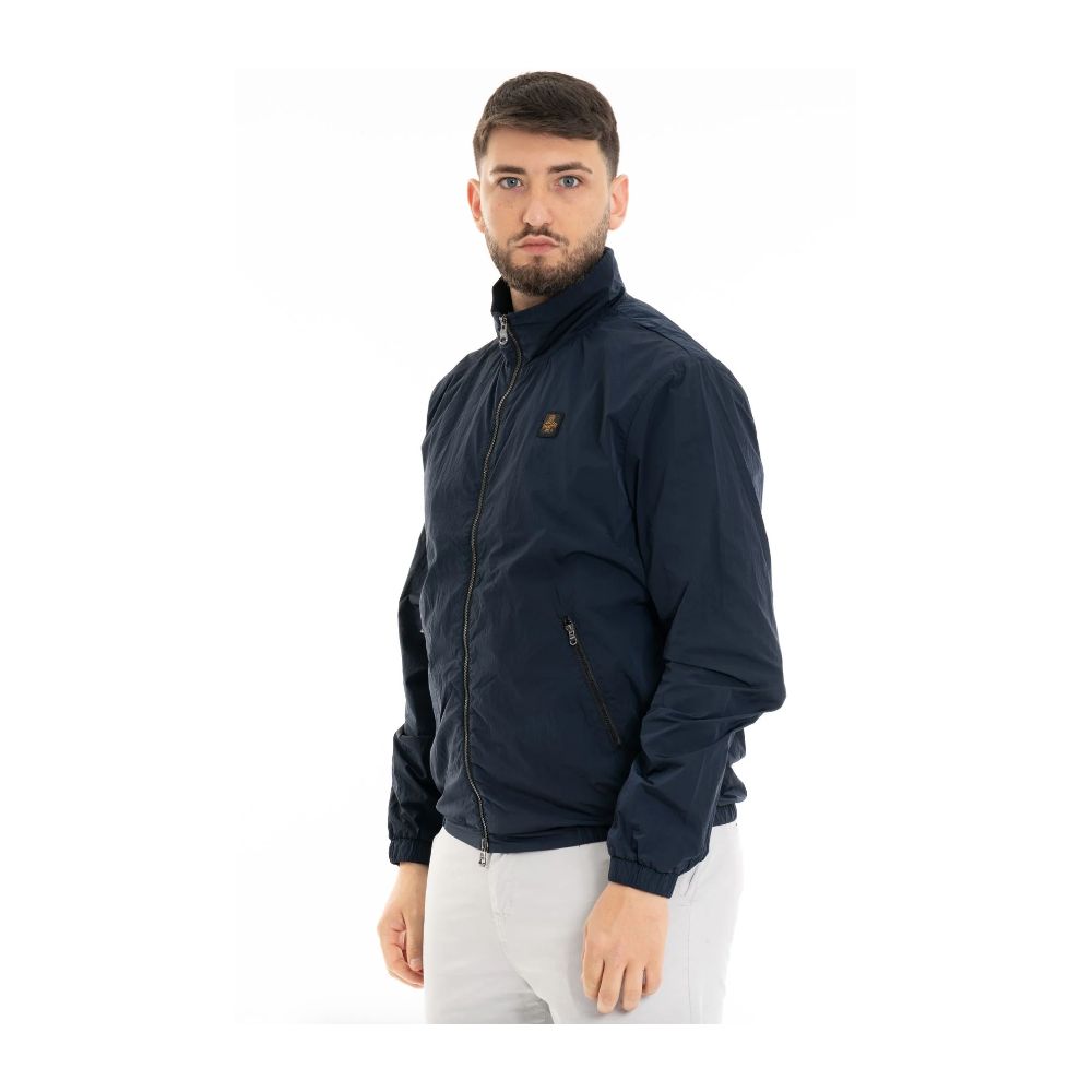 Refrigiwear Blue Polyamide Men's Jacket Refrigiwear
