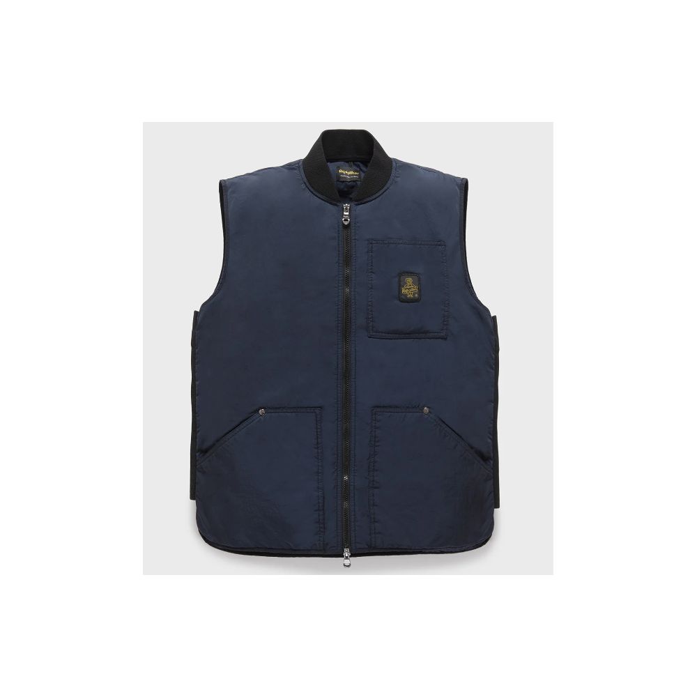 Refrigiwear Blue Polyamide Men Vest Refrigiwear