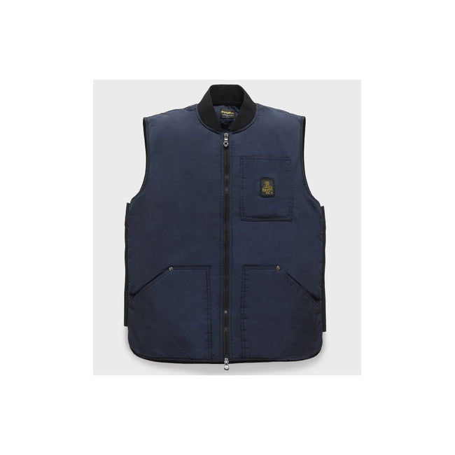 Refrigiwear Blue Polyamide Men Vest Refrigiwear