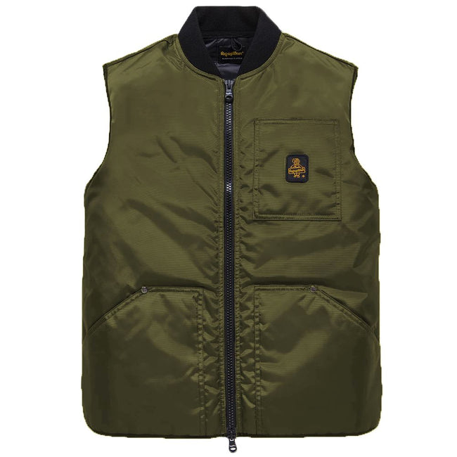 Refrigiwear Green Polyamide Men Jacket Refrigiwear