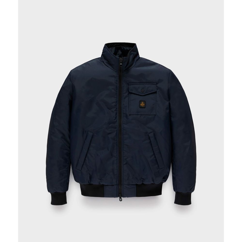 Refrigiwear Blue Polyamide Men's Jacket Refrigiwear