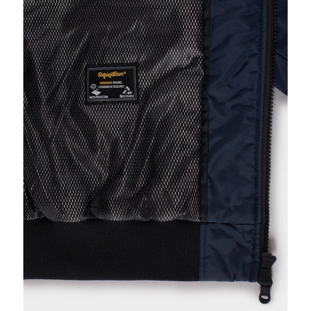 Refrigiwear Blue Polyamide Men's Jacket Refrigiwear