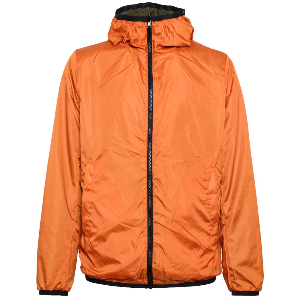 Refrigiwear Green Nylon Men's Reversible Jacket Refrigiwear
