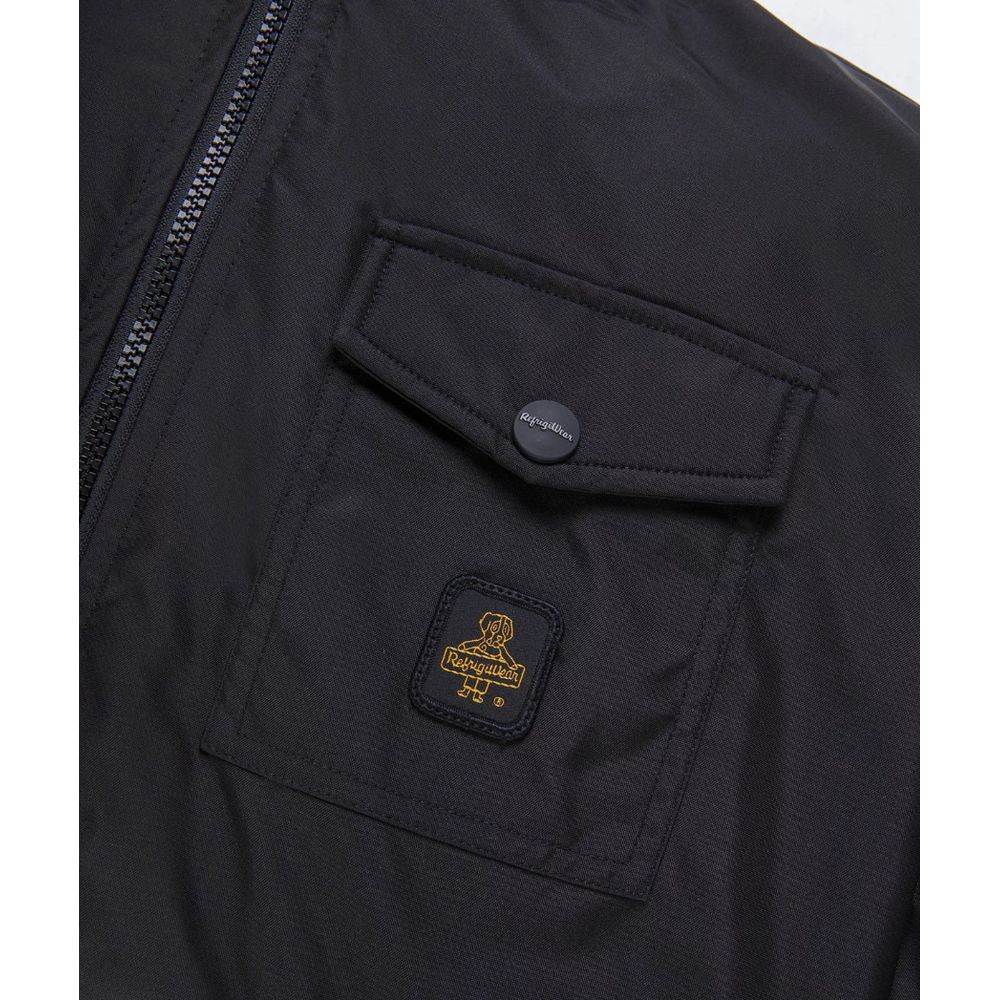 Refrigiwear Black Nylon Men's Jacket Refrigiwear