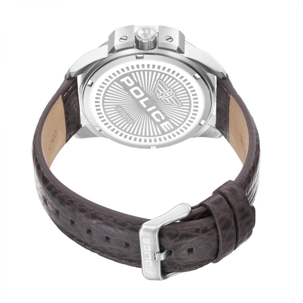 Police Brown Leather Watch Police