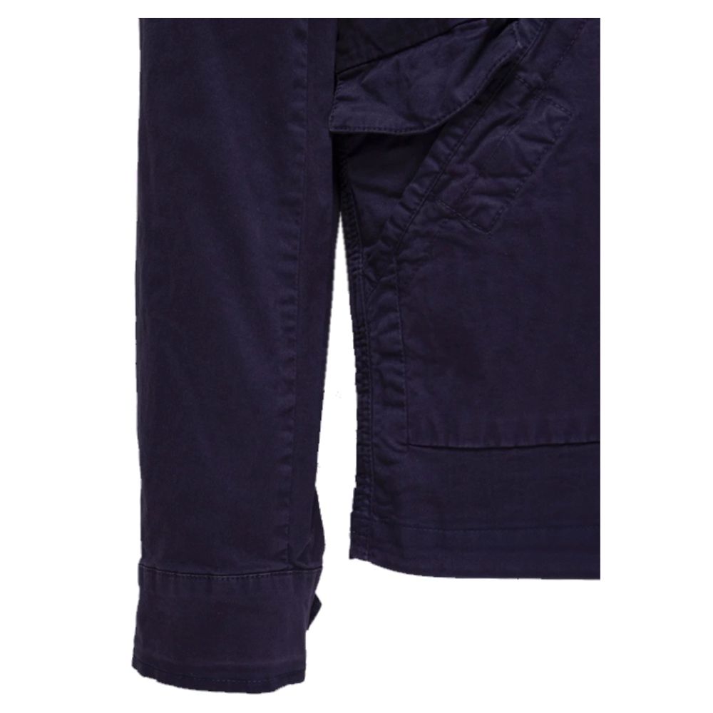 Refrigiwear Blue Cotton Men Jacket Refrigiwear