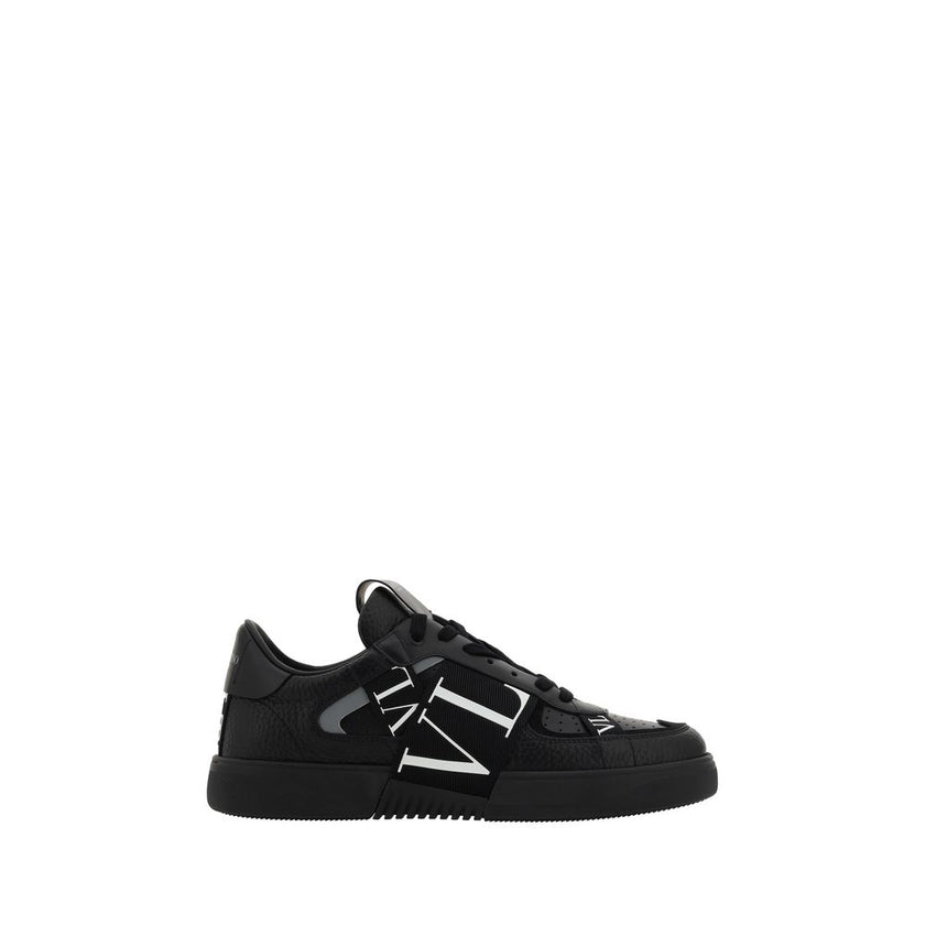 Valentino Garavani Black Leather VL7N Sneakers Valentino Garavani