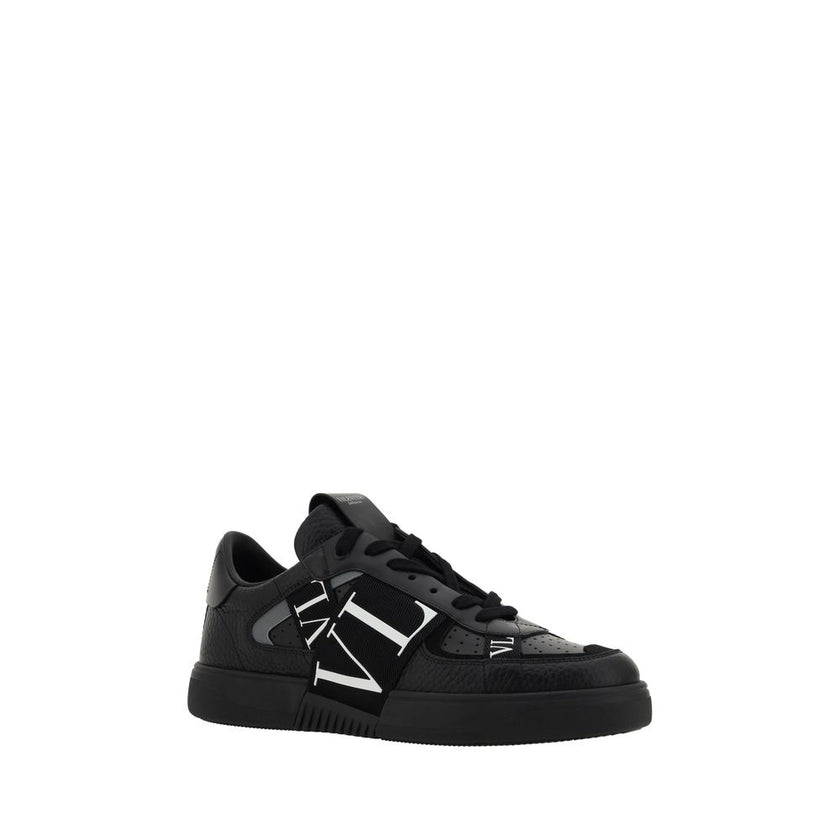 Valentino Garavani Black Leather VL7N Sneakers Valentino Garavani