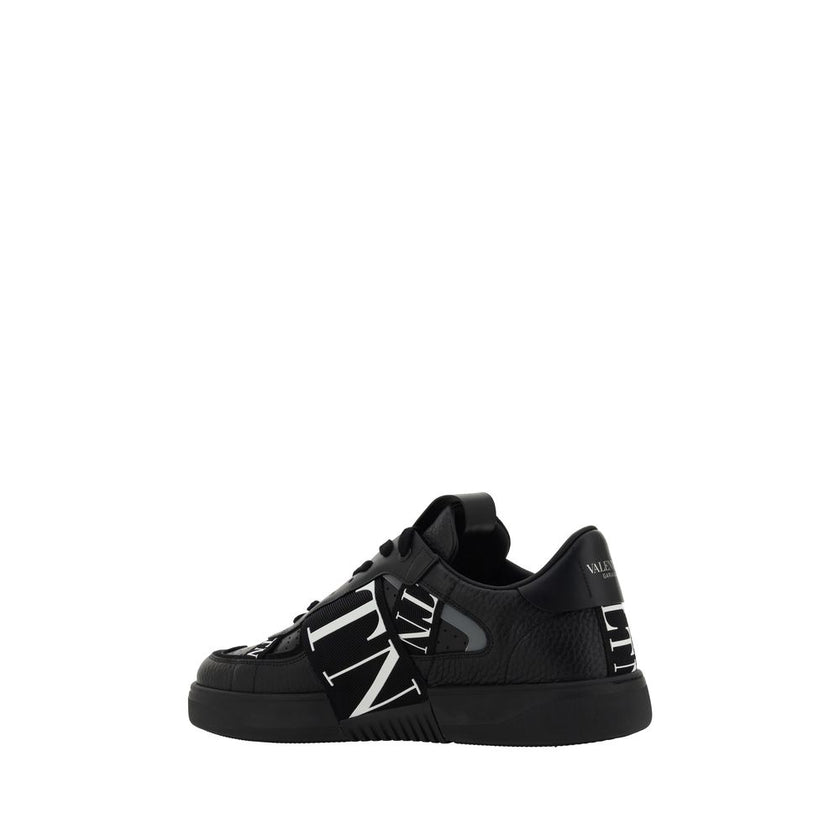 Valentino Garavani Black Leather VL7N Sneakers Valentino Garavani