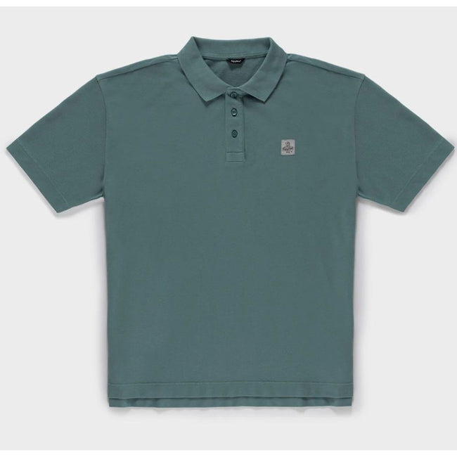 Refrigiwear Green Cotton Polo Shirt Refrigiwear
