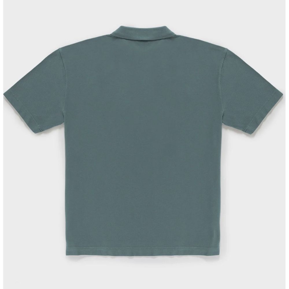 Refrigiwear Green Cotton Polo Shirt Refrigiwear