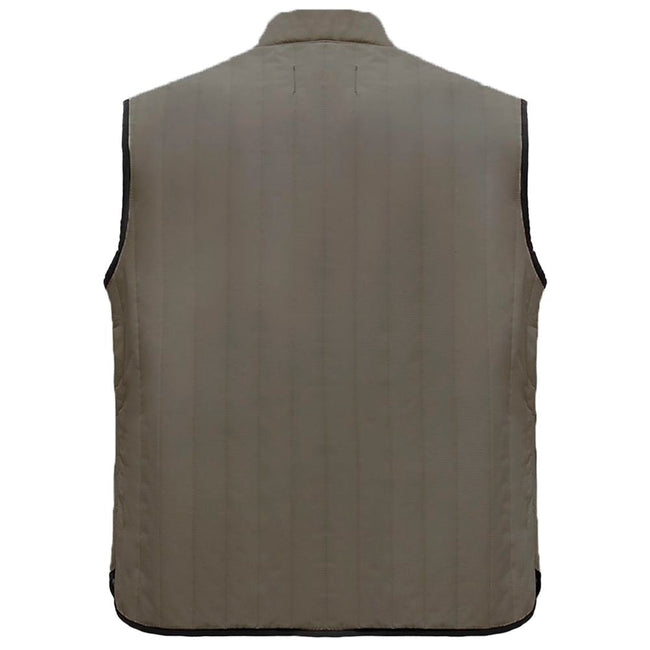 Refrigiwear Green Polyester Men Vest Refrigiwear