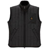 Refrigiwear Black Polyester Men's Quilted Vest Refrigiwear