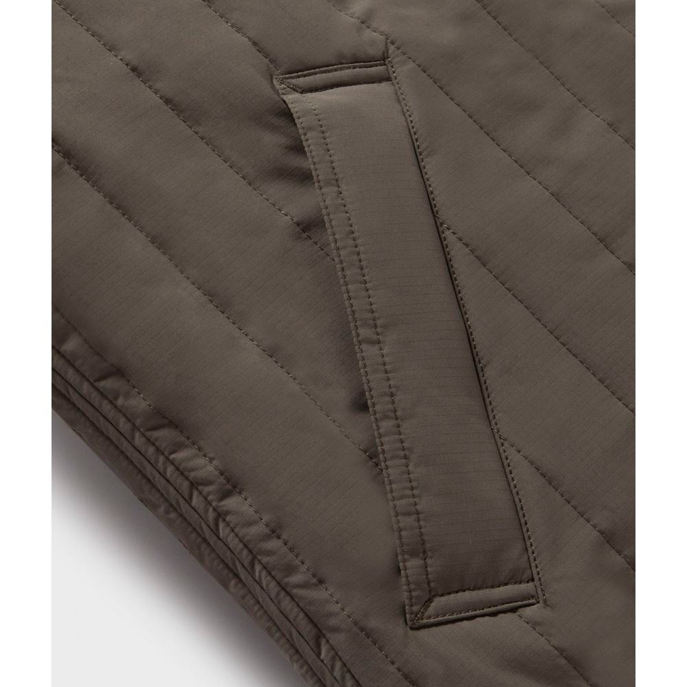 Refrigiwear Green Polyester Men Vest Refrigiwear